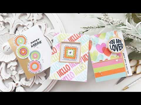 PREORDER Simon Says Stamp Card Kit of the Month July 2026 Pop Art ck0726 Moving & Grooving: THREE Easy Kinetic Cards with the Simon Says Stamp July Card Kit - Pop Art Tina Smith