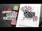 CZ Design Set of 6 Cropping Panels czt014 Cathy Zielske Let's Celebrate CZ Day at Simon Says Stamp!