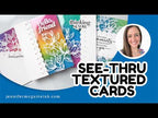 Gina K Designs Life’s Best Moments STAMPtember Exclusive Stamps And Dies Jennifer McGuire See-Thru Textured Cards!