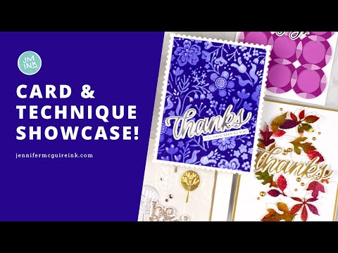 Simon Says Stamp Pawsitively Saturated Ink Trio 33 ssk333 STAMPtember Card & Technique Showcase! QUICK Techniques Jennifer McGuire