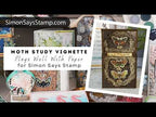 Simon Says Stamp Moth Study Wafer Dies 436sss Moth Study Vignette - Coordinating Dies Tami Bastiaans