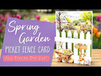 Katy Sue Designs Spring Garden Picket Fence Card Making Kit 17-10097sgp video