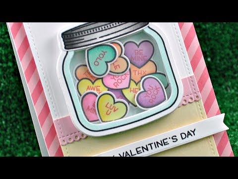Lawn Fawn's introduction to How You Bean? Conversation Heart Add-On