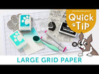 Simon Says Stamp Large Grid Paper Pad 25 Sheets sgrid2 Dear Friend