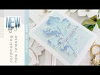Simon Says Stamp Petal Point Frames Wafer Dies s1132 Every Happiness Tina Smith Delicate Blue Oak Leaf: Crafting a Beautiful Card in Less than 10 Minutes