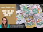 Simon Says Stamp Card Kit of the Month August 2025 Best-Teas ck0825 SSS August 2025 Card Kit Unboxing + MANY Cards! Amy Rysavy