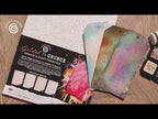Cosmic Shimmer Gilded to Grunge Damask and Script Cardstock 03-10080ggf video