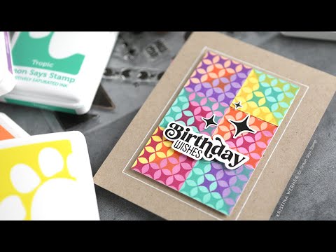 Simon Says Stamp Embossing Folder Margot Tile sf317