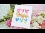 Simon Says Clear Stamps Printmaking Hearts 2023msc Sweetheart