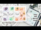 Simon Says Stamp Embossing Folder Morning Glory Vibes sf581 Tina Smith 1 Kit - 3 Cards & 1 Gift Box! Easy Handmade Gift Set Tutorial | Simon Says Sept 2026 Card Kit