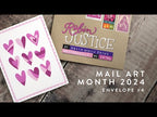 Simon Says Stamps and Dies Printmaking Hearts