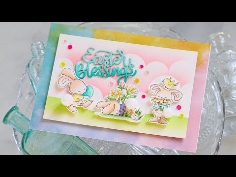 Art Impressions EASTER BUNNIES Clear Stamps 5274 Video Tutorial