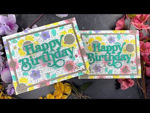 Simon Says Stamp Set of 3 Stencils Groovy Blooms 1027st Be Bold