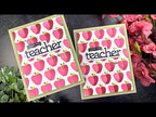 Simon Says Stamp Set of 4 Stencils Layering Apples ssst221694 Just A Note