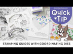 Simon Says Stamp Simply Shabby Wafer Dies 1780sdc Quick Tip Create a Stamping Guide with Coordinating Dies!