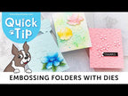 Simon Says Stamp Embossing Folders Stencils and Dies Morning Glory Vibes set1316mg Quick Tip How to Maximize Embossing Folders with Coordinating Dies!