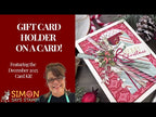 Tim Holtz Distress Rock Candy Crystal Clear Glitter Ranger tdr35879 Gift Card Holder Video