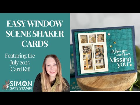 Simon Says Stamp Card Kit of the Month July 2025 Through the Window ck0725