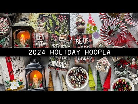 Tim Holtz Distress Rock Candy Crystal Clear Glitter Ranger tdr35879 Sparkly Santa Mugs Video