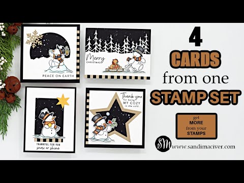 Simon Says Clear Stamps Cozy in the Cold 2334ssc And Everything Nice