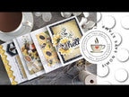 Simon Says Stamp Set of 4 Stencils Retro Flowers ssst221710