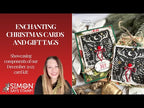 Tim Holtz Distress Mini Ink Pad Scorched Timber Ranger tdp83559 Christmas Cards and Matching Tags Video