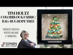 Dina Wakley Ranger White Gesso Media MDM41689 Christmas Tree Project Video