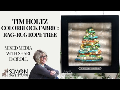 Dina Wakley Ranger White Gesso Media MDM41689 Christmas Tree Project Video