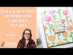 CZ Design Stamps and Dies Thanks Mom set1202tm In My Heart Quick & Beautiful Mother’s Day Card Idea (So Easy!) Cathy Zielske