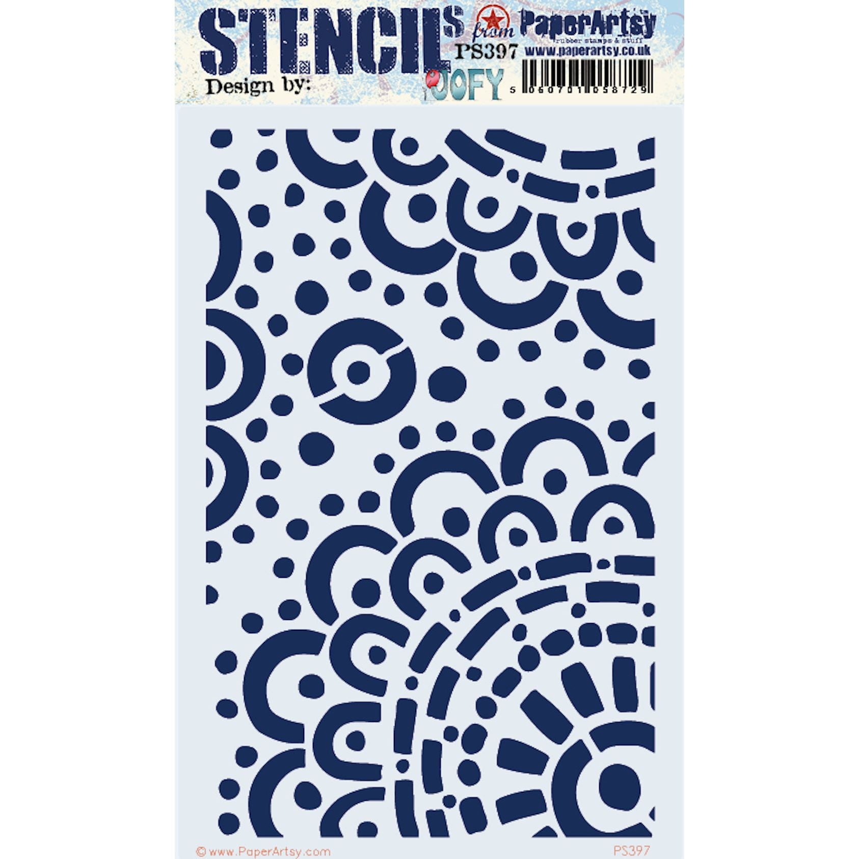 Paper Artsy JOFY Large Stencil ps397