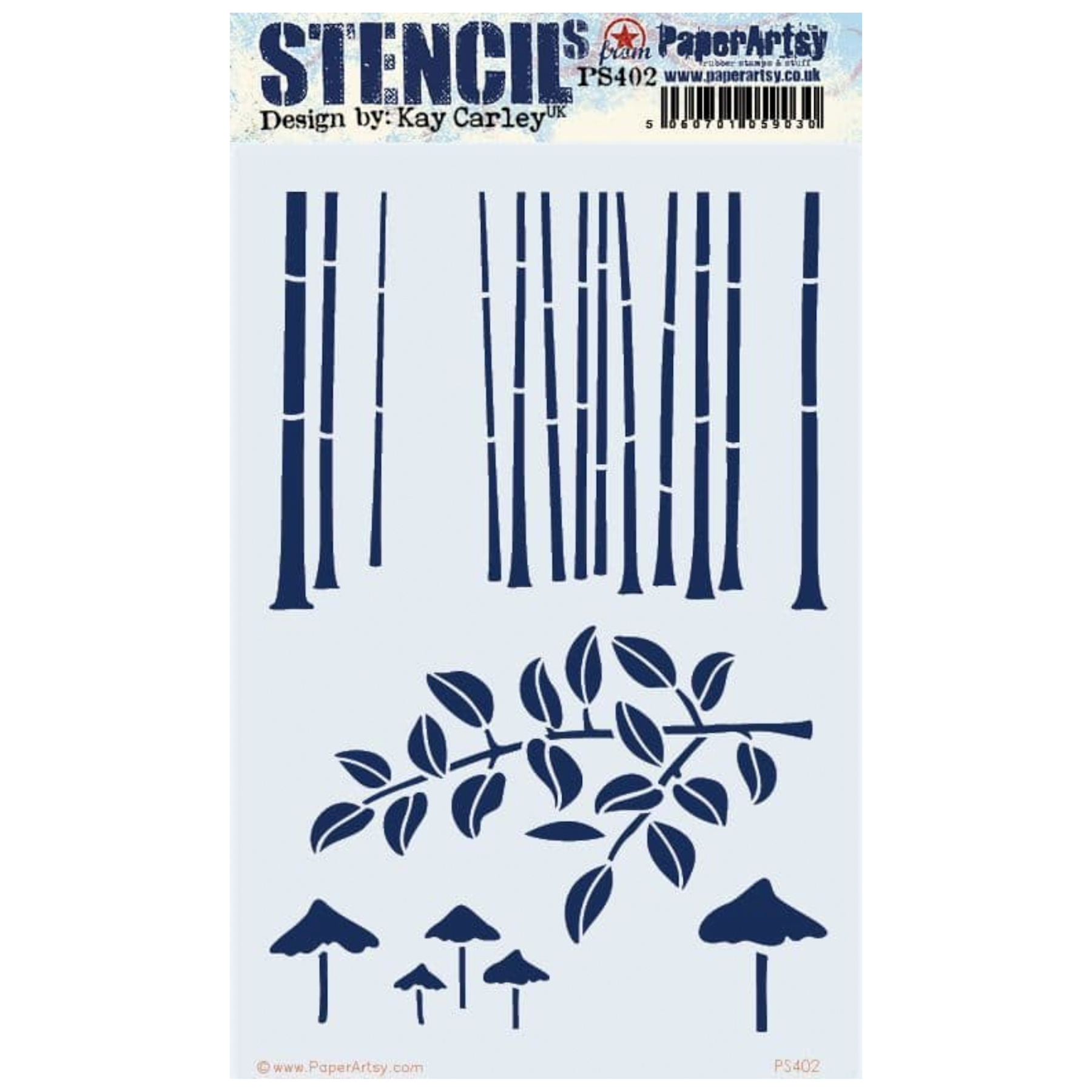 Paper Artsy Kay Carley Large Stencil ps402