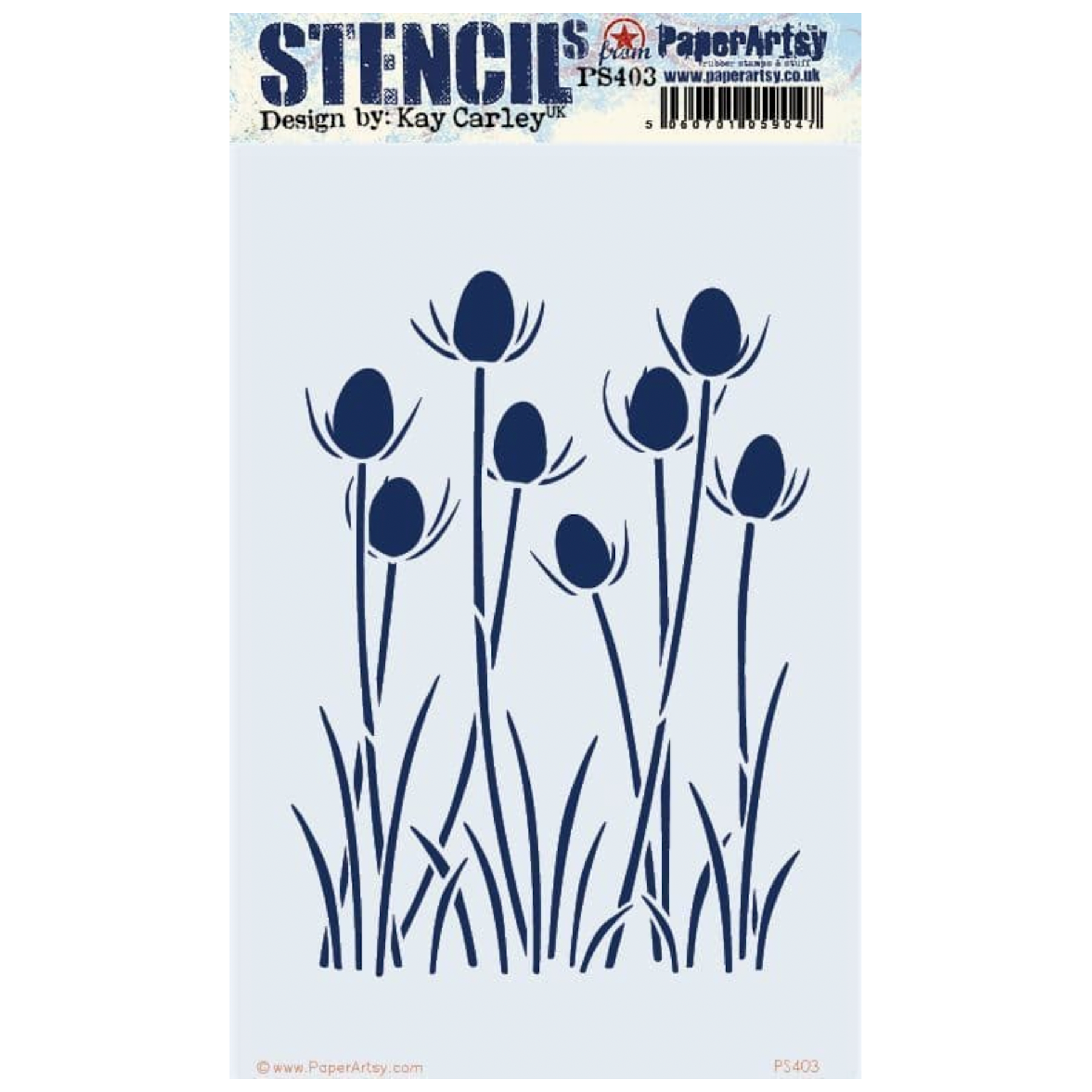Paper Artsy Kay Carley Large Stencil ps402