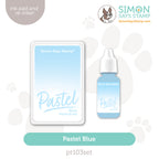 Simon Says Stamp Pastel Premium Ink and Re-inker Set Blue pt103set