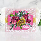 Papertrey Ink Easy Bouquet Dies PTI-0624 pink