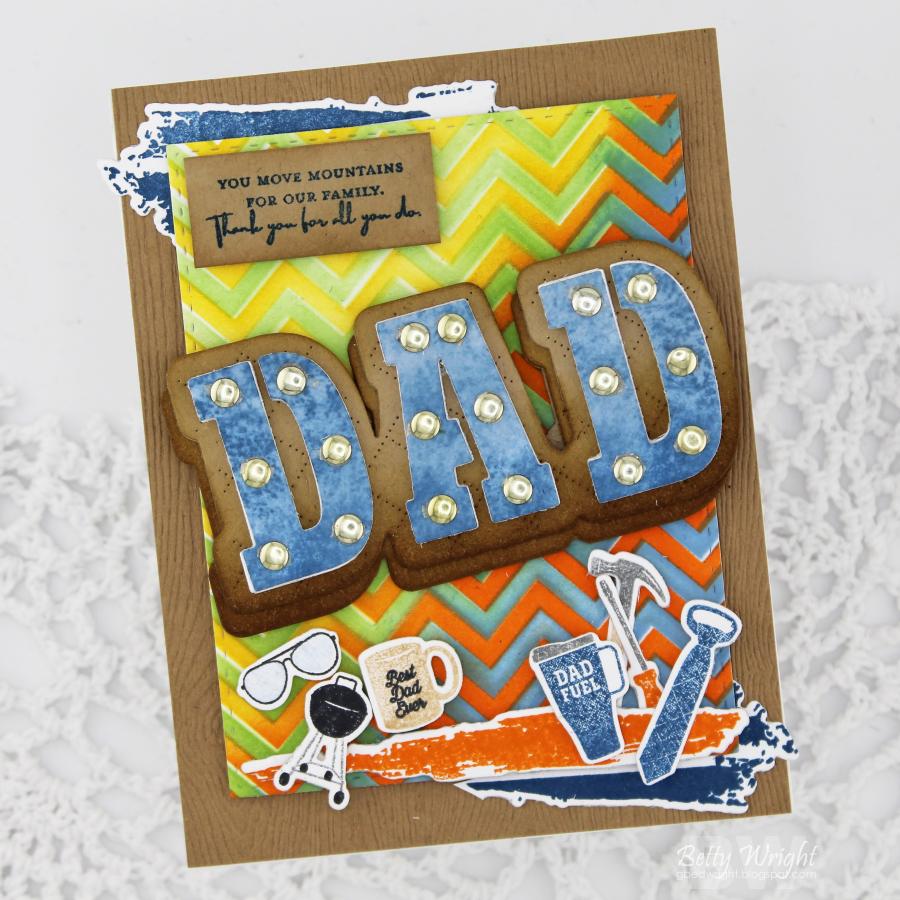 Papertrey Ink Just for Dad Dies PTI-0628 thank you