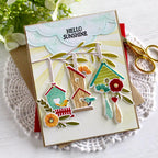 Papertrey Ink Birdhouse Bliss Dies PTI-0639 hello sunshine