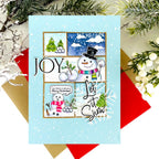Papertrey Ink Christmas in Frames Dies pti-0704 let it snow