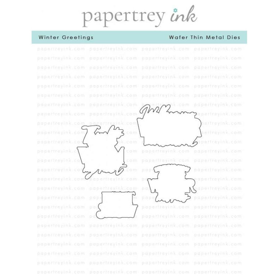 Papertrey Ink Winter Greetings Dies pti-0724