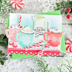 Papertrey Ink On the Edge Scallops Dies pti-0726 holidays