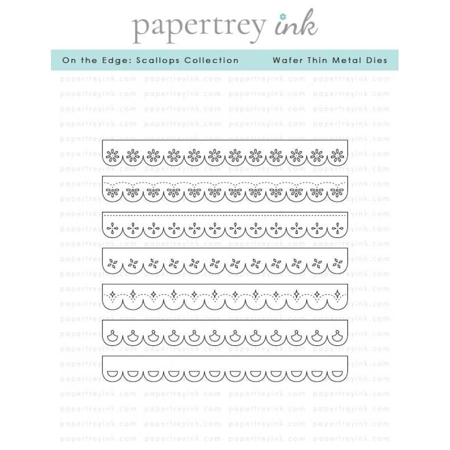 Papertrey Ink On the Edge Scallops Dies pti-0726