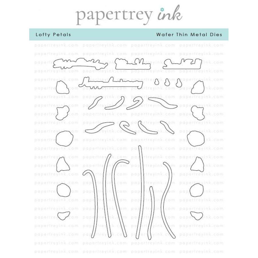 Papertrey Ink Lofty Petals Dies pti-0748