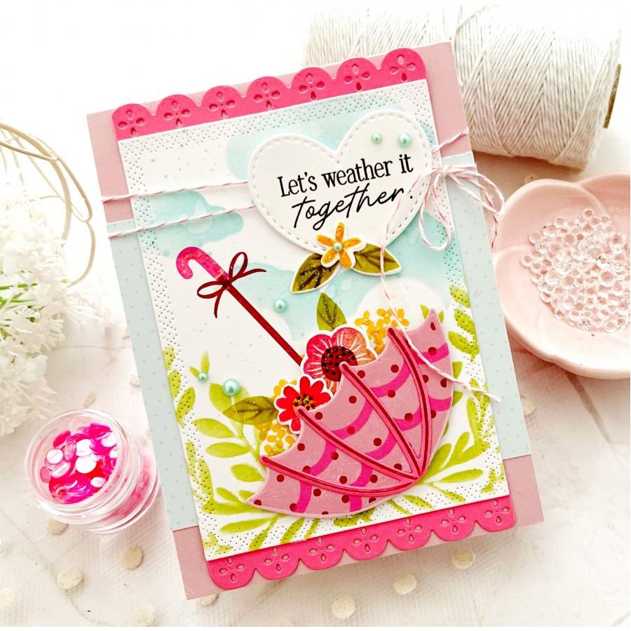 Papertrey Ink Weather it Together Dies pti-0761 flowers | color-code:ALT02