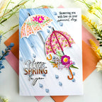 Papertrey Ink Thoughts of Spring Sentiments Dies pti-0765 happy spring