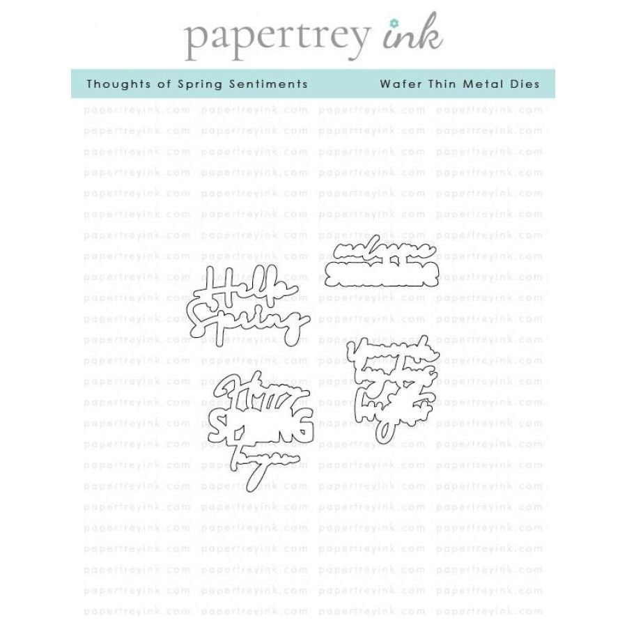 Papertrey Ink Thoughts of Spring Sentiments Dies pti-0765* – Simon