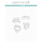 Papertrey Ink Thoughts of Spring Sentiments Dies pti-0765