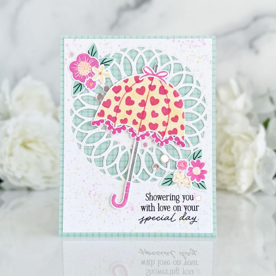 Papertrey Ink Spectacular Spiral Die pti-0770 special day