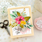 Papertrey Ink Always in Bloom Clear Stamp and Die Set thinking of you