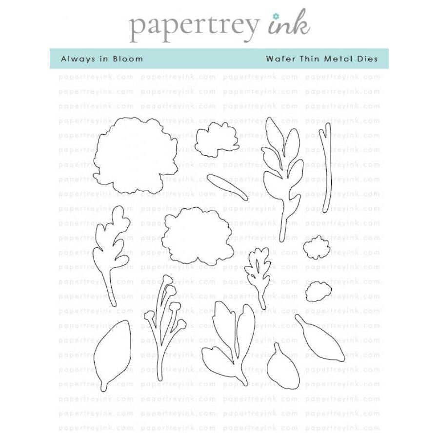 Papertrey Ink Always in Bloom Dies pti-0774