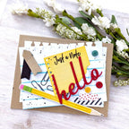 Papertrey Ink Love to Layer Notebook Dies pti-0780 pencil