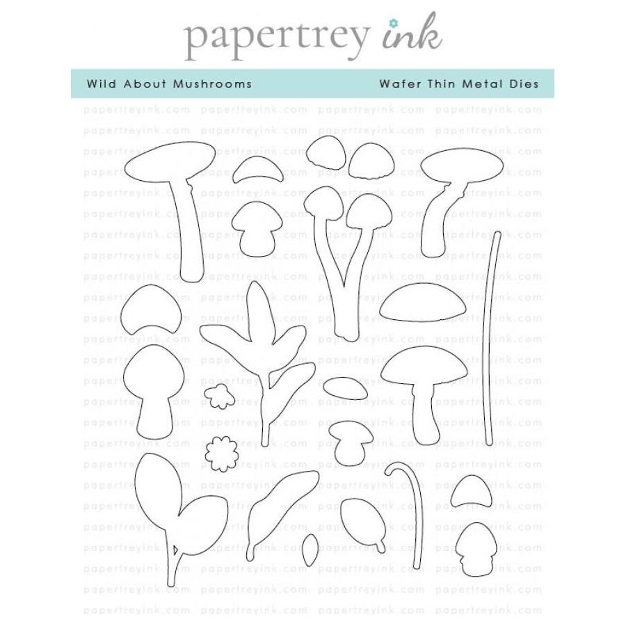 Papertrey Ink Wild About Mushrooms Dies pti-0786